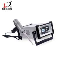 Hand held auto-frequency ultrasonic welding machine